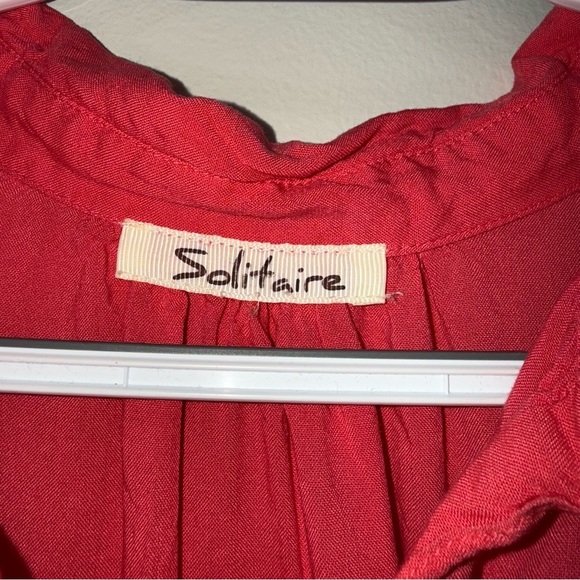 Solitaire boho oversized embroidered blouse - Picture 7 of 9